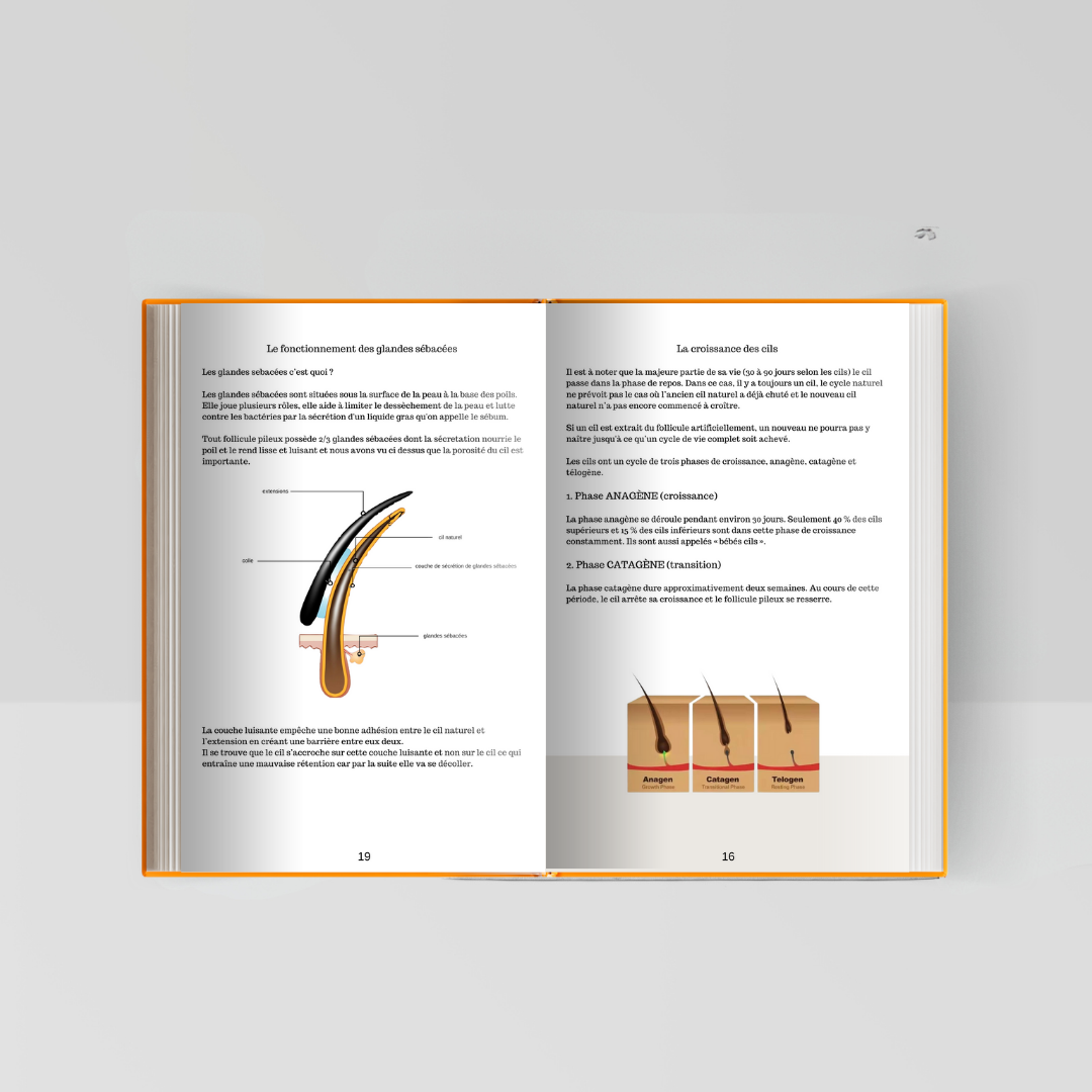 E-books Extensions de cils tout les volumes